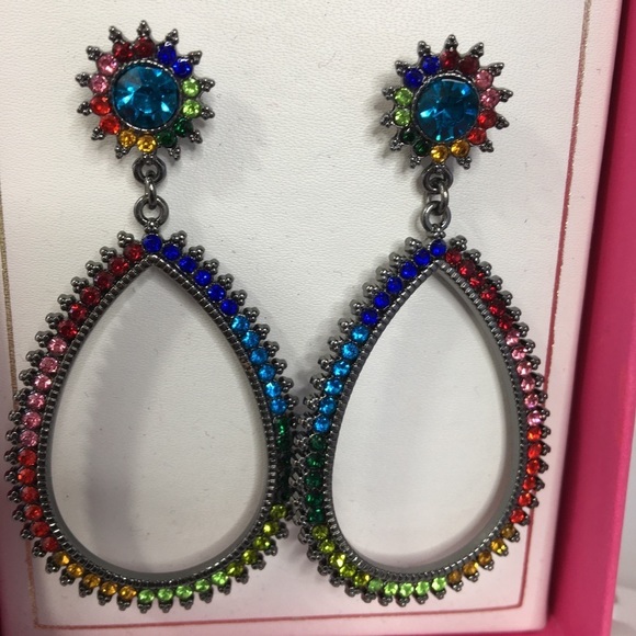 CHRISTIAN Siriano multi colored earrings - Picture 5 of 8